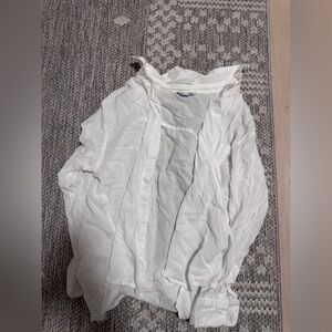 Old Navy white Boyfriend Shirt